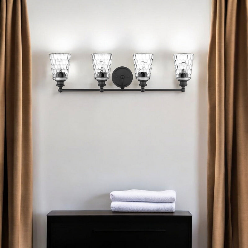 Mae 4-Light Vanity - Matte Black