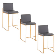 Load image into Gallery viewer, Fuji - Contemporary High Back Stylish Counter Stool

