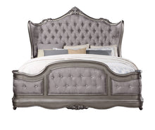 Load image into Gallery viewer, ACME Ausonia QUEEN BED Antique Platinum Finish BD00603Q
