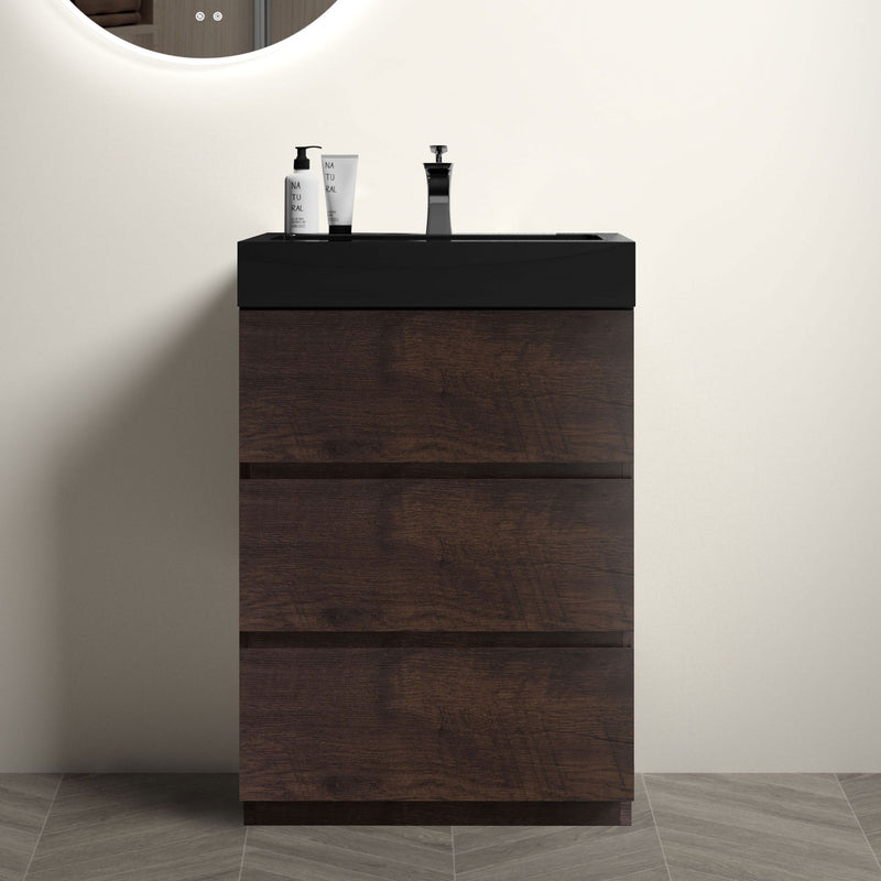 Alice - Bathroom Vanity With Large Storage, Freestanding