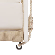 Load image into Gallery viewer, Outdoor Swing Sofa With Soft Cushions For Patio - Beige
