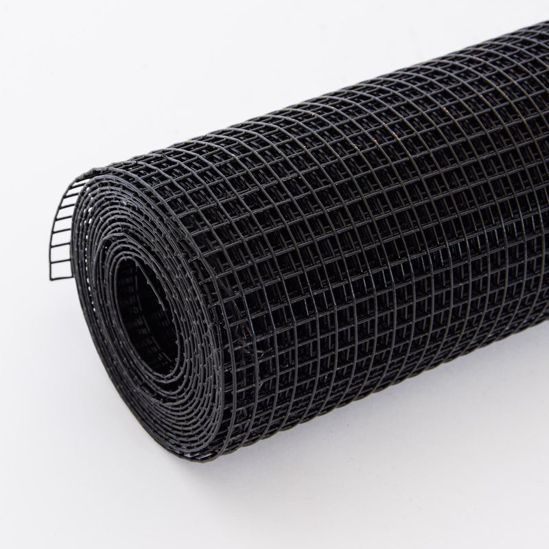 Vinyl Coated Hardware Cloth, Welded Wire Fence For Poultry And Home Improvement - Black
