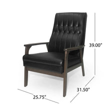 Load image into Gallery viewer, Mid Century Modern Upholstered Accent Chair
