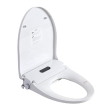 Load image into Gallery viewer, Smart Bidet Toilet Seat With Side Knob Adjustable Heated Seat With Water Temperature And Pressure Adjustment Portable Bidet - White
