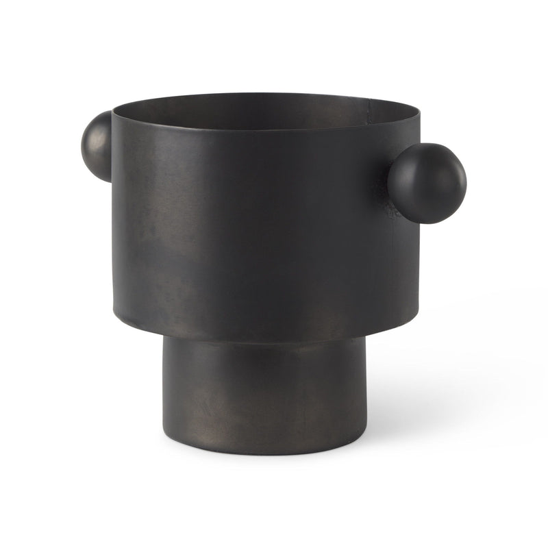 Round Table Vase (729957) - Black
