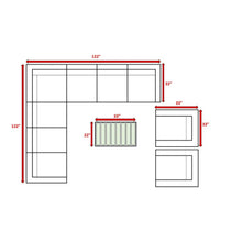 Load image into Gallery viewer, Stylish Sofa Seating Group With Cushions Perfect For Outdoor Gatherings
