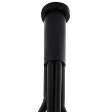 Load image into Gallery viewer, Shaded Empire Six Light Metal And Glass Flush Ceiling Light With Clear Shades - Black
