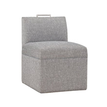 Load image into Gallery viewer, Della - Upholstered Castered Chair - Gray
