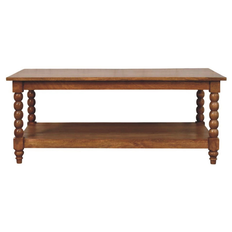 Table With 10 - Brown