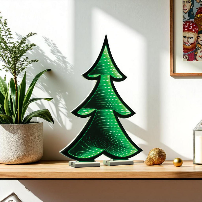 Trees Christmas Christmas Tree Tabletop Sculpture With LED (633774) - Green