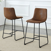Load image into Gallery viewer, Retro Bar Chairs, Comfortable Stools (Set of 2)
