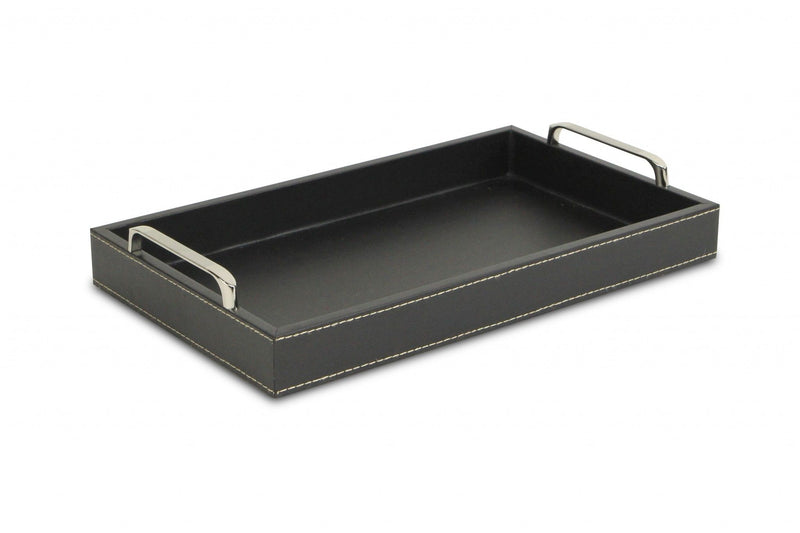 16 Solid Wood Tray - Black