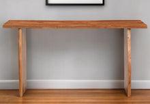 Load image into Gallery viewer, Solid Wood Sled Console Table - Chestnut
