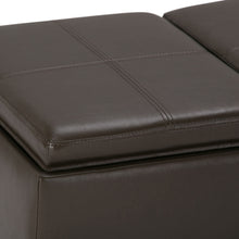 Load image into Gallery viewer, Avalon - Upholstered Storage Ottoman
