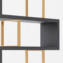 Load image into Gallery viewer, And Four Tier Bookcase - Gold / Gray
