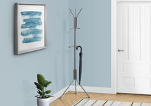 Load image into Gallery viewer, Coat Rack, Hall Tree, Free Standing, Hanging Bar, 6 Hooks, Entryway, Contemporary &amp; Modern
