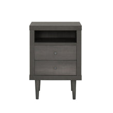Load image into Gallery viewer, Nystrom - Mid Century Modern 2 Drawer Nightstand
