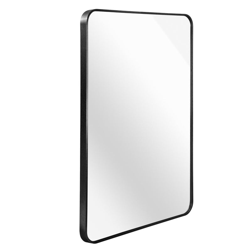 Aluminum Framed Bathroom Vanity Mirror (756087) - Black