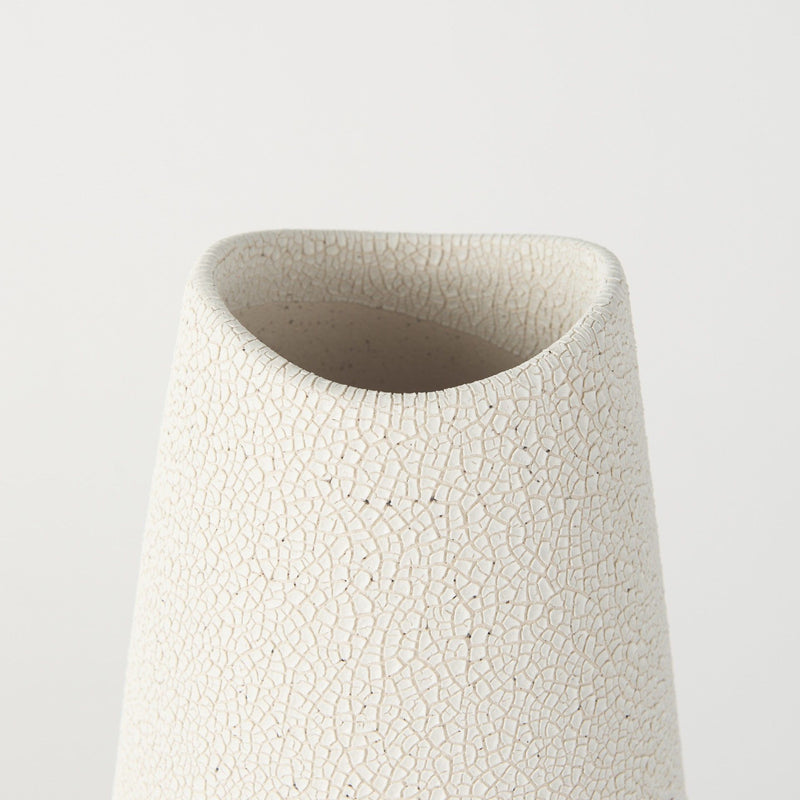 Abstract Cylinder Table Vase (397589) - Cream