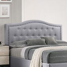 Load image into Gallery viewer, Modern Button Tufted Arch Headboard Bed With Storage Footboard
