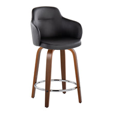 Load image into Gallery viewer, Boyne - Contemporary Fixed Height Counter Stool With Swivel With Round Footrest (Set of 2)
