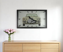 Load image into Gallery viewer, Silent Analog Exposed Gear Wall Clock - Black / Silver / White
