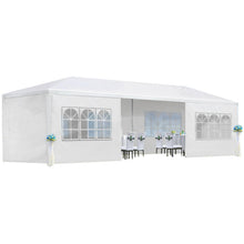 Load image into Gallery viewer, 10X30' Wedding Party Canopy Tent Outdoor Gazebo With Removable Sidewalls
