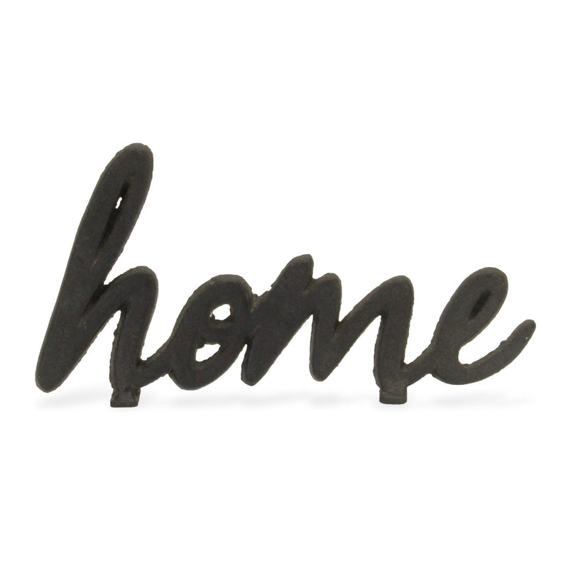 Home Hand Painted Tabletop Sign - Black