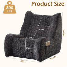 Load image into Gallery viewer, Bean Bag Chair, Lazy Floor Sofa Couch - Gray
