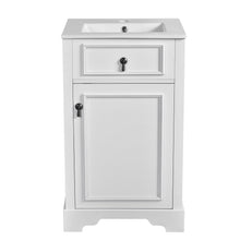 Load image into Gallery viewer, Elegant Bathroom Vanity With Ceramic Sink, Soft Close Door, Adjustable Shelf
