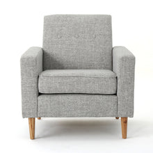 Load image into Gallery viewer, Nebulize - Upholstered Fabric Club Chair With Button Tufted And Square Off Arm And Back
