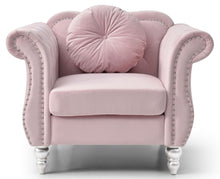 Load image into Gallery viewer, Chic Transitional Flared Arm Chair

