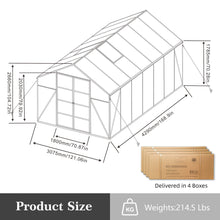 Load image into Gallery viewer, Gain Height Windproof Aluminum house With Raised Base
