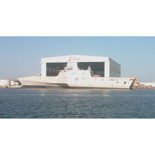 Load image into Gallery viewer, Hand Painted Model Boat (624265) - Gray
