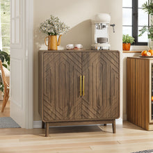 Load image into Gallery viewer, Sideboard Buffet Cabinet With Carved Doors And Adjustable Layer Board
