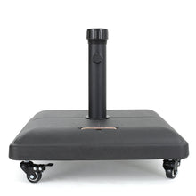Load image into Gallery viewer, Wheelie - Stylish Square Umbrella Base With Stainless Steel Pole Handle
