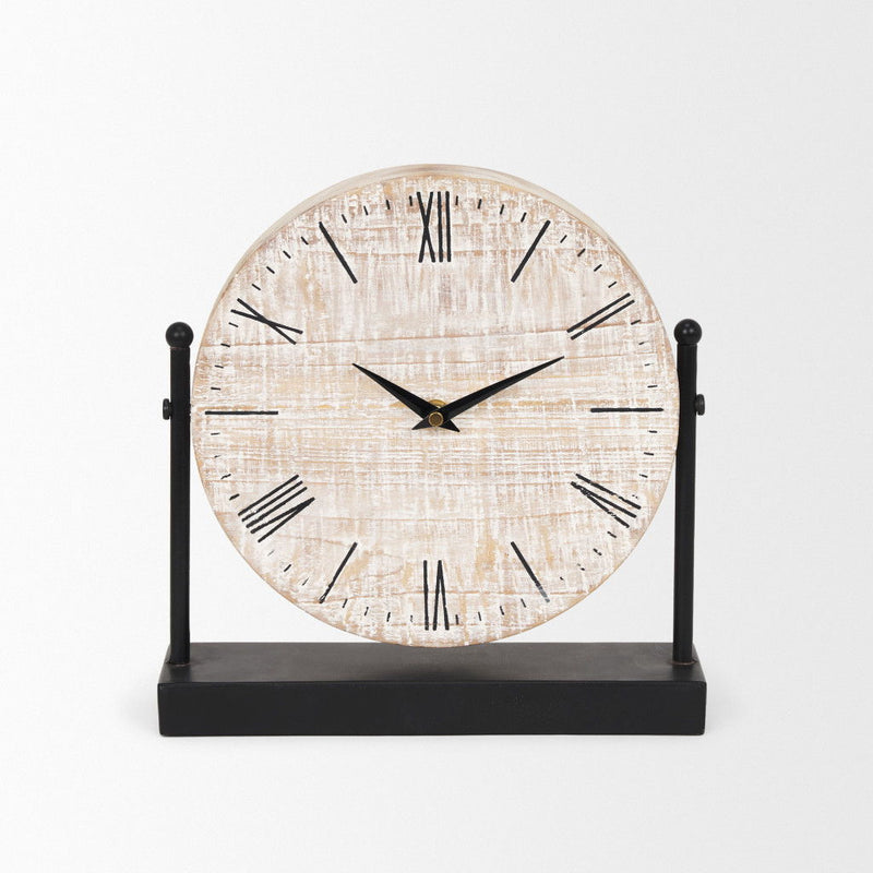 Analog Square Wall Clock - Black