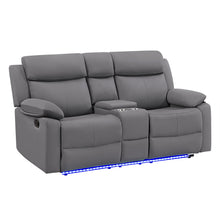 Load image into Gallery viewer, Blanche - Reclining Set With LED Lights, Speaker
