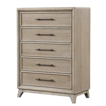 Load image into Gallery viewer, 1 Piece Chest With Handles, Angled Legs, Ball Bearing Glides - Oak
