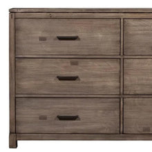 Load image into Gallery viewer, Solid Six Drawer Double Dresser - Gray
