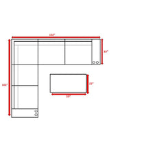 Load image into Gallery viewer, Modern Patio Rattan Sectional Set With Cushions
