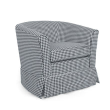 Load image into Gallery viewer, Zeniqua - Upholstered Velvet Swivel Chair With Loose Cover
