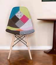 Load image into Gallery viewer, Upholstered Fabric Dining Side Chair - Brown / Green / Pink / Natural
