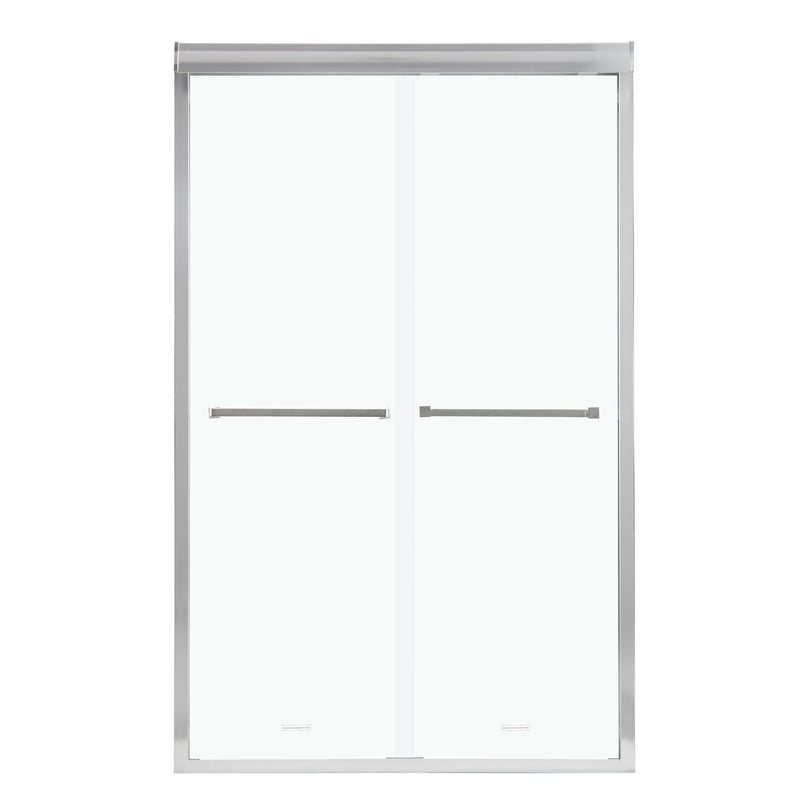 Modern Double Sliding Shower Enclosure, Tempered Glass