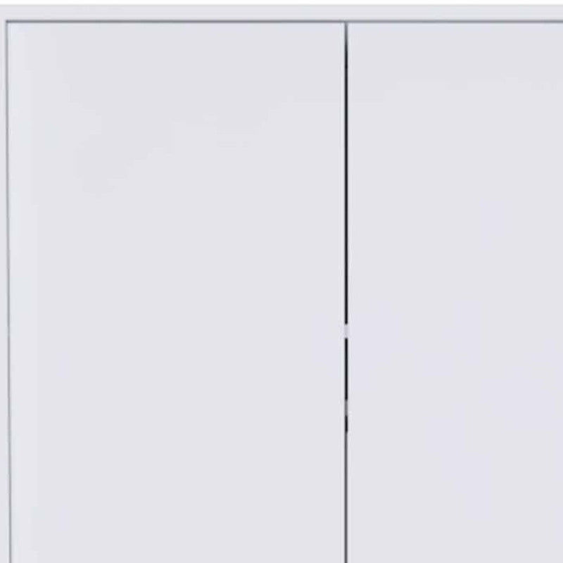 Tall Two Door Closet - White