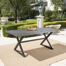 Load image into Gallery viewer, Rolando - Outdoor Aluminum Dining Table With Steel Frame
