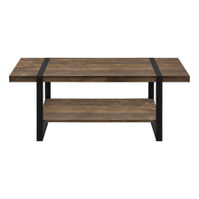 Load image into Gallery viewer, Coffee Table With Shelf - Brown And Black
