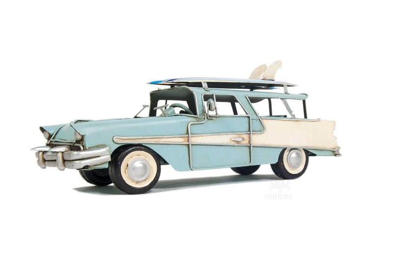 Metal Hand Painted Model Car - Blue