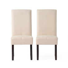 Load image into Gallery viewer, Pertica - Dining Chair Contemporary Design Wood Fabric - Natural
