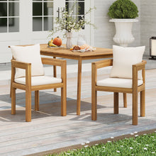Load image into Gallery viewer, Abaco - Outdoor Acacia Wood Dining Chair (Set of 2) - Beige
